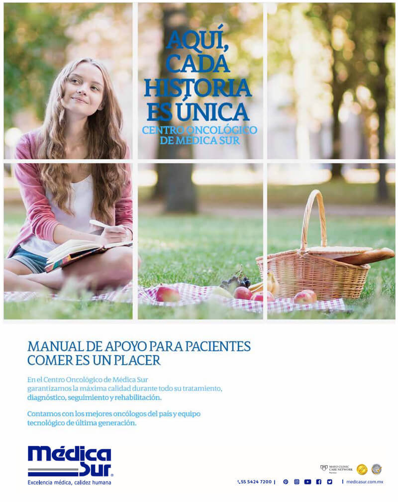 Manual de apoyo para pacientes comer es un placer